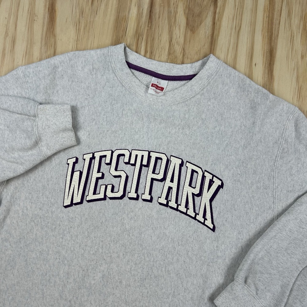 Niko and… Westpark Women's Medium Gray Korean Crewneck Sweatshirt Pullove